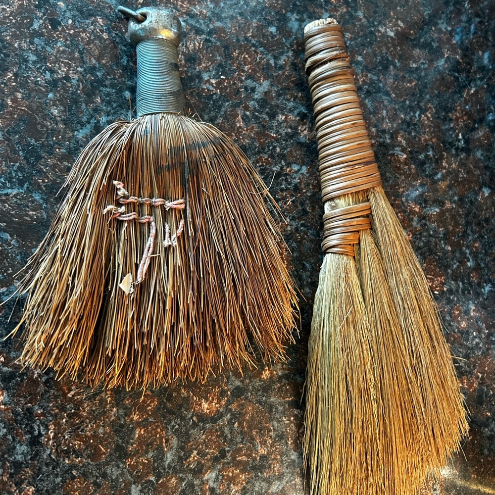 Natural Fiber Hand Brooms - Brown - Unbranded